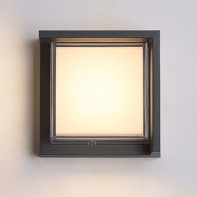 Modern Round and Square LED Wall Light for Villa Garden Balcony