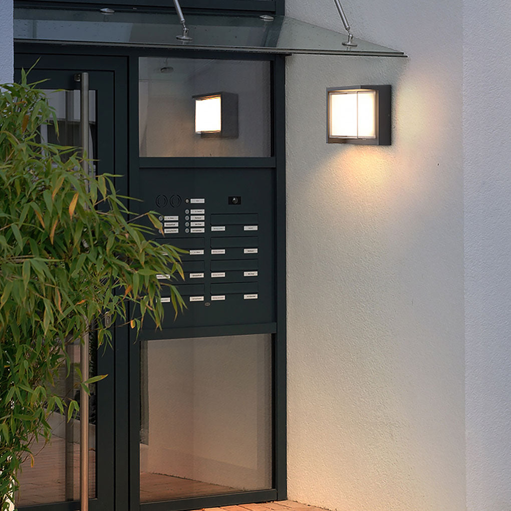 Modern Round and Square LED Wall Light for Villa Garden Balcony