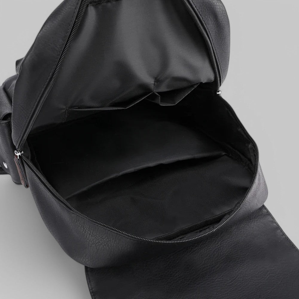 PU Leather Laptop Backpack
