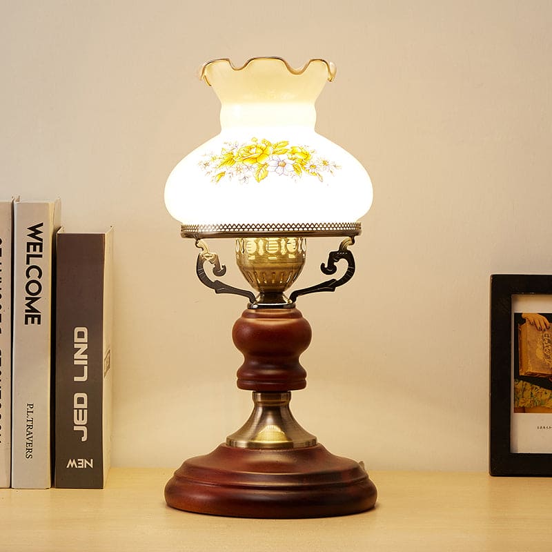 Brown Urn Table Lamp