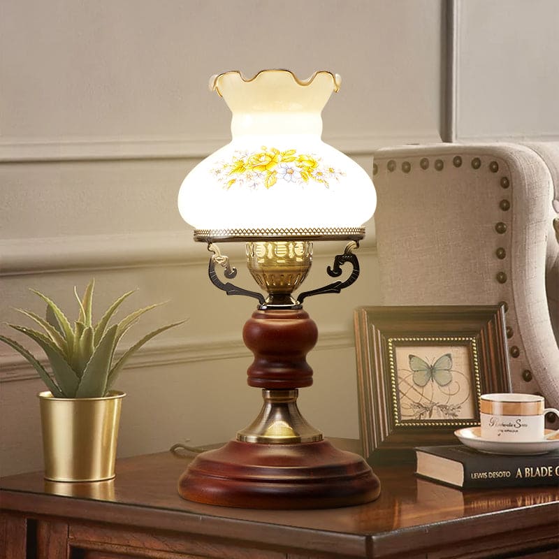 Brown Urn Table Lamp