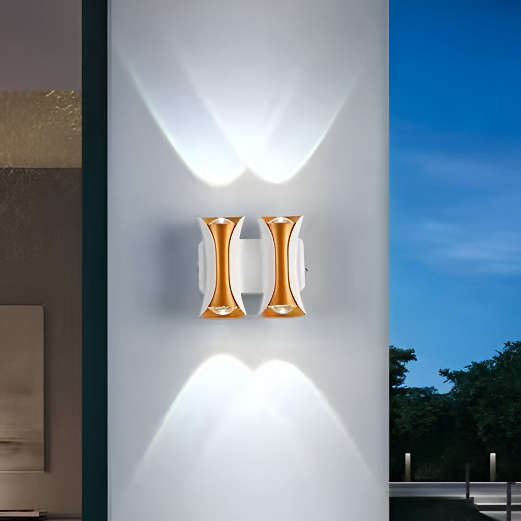 Waterproof Up and Down Lights LED, Modern Outdoor Wall Sconce Lighting