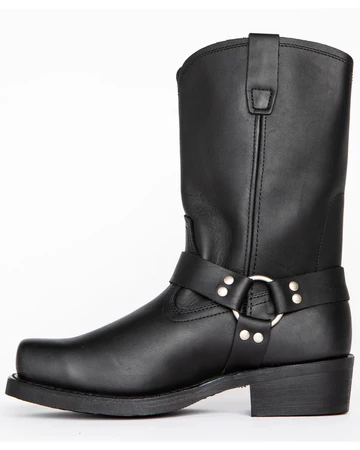 Black Harness Boot