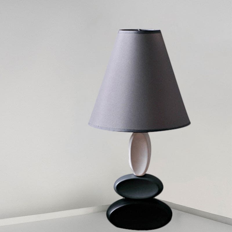 Modern Design Table Lamp with Conical Fabric Shade