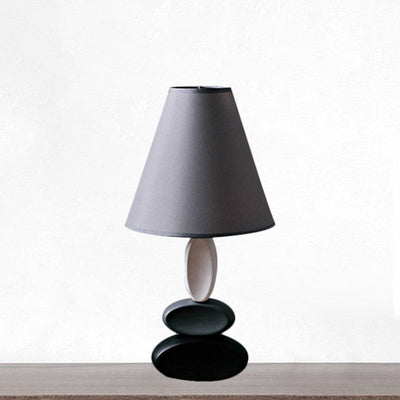 Modern Design Table Lamp with Conical Fabric Shade