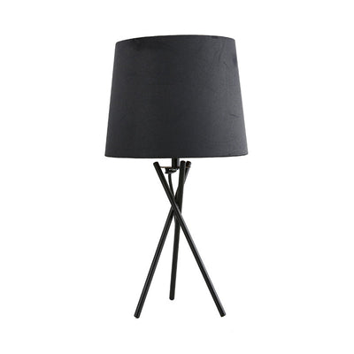 Modern Minimalist Table Lamp with Drum Shade