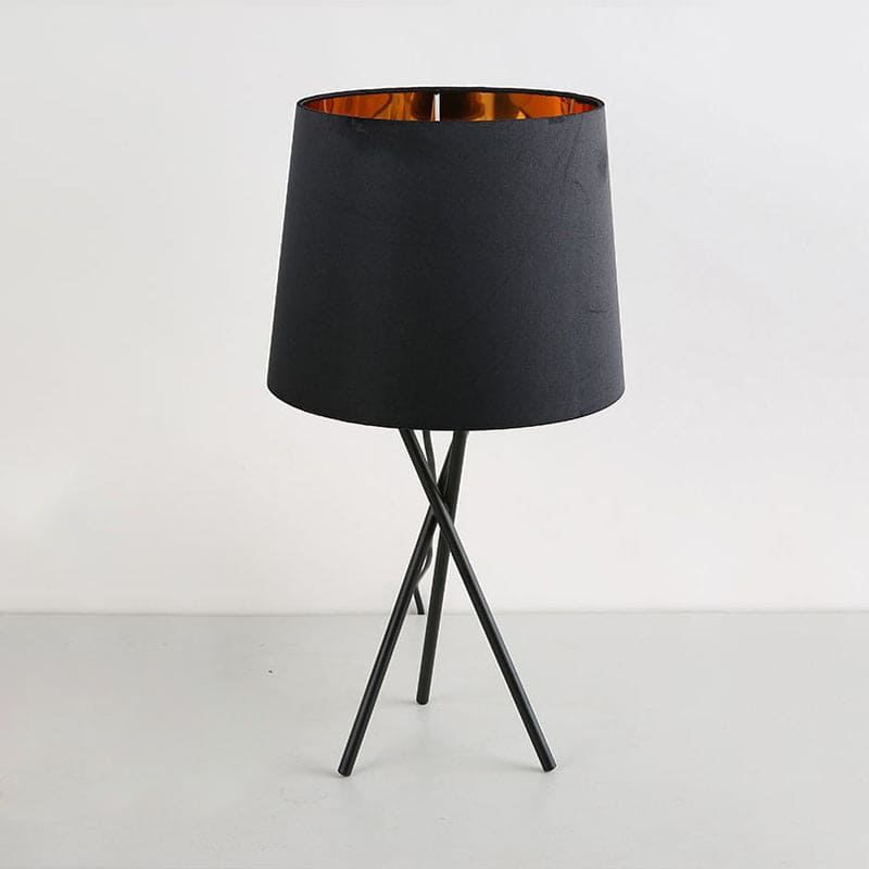 Modern Minimalist Table Lamp with Drum Shade