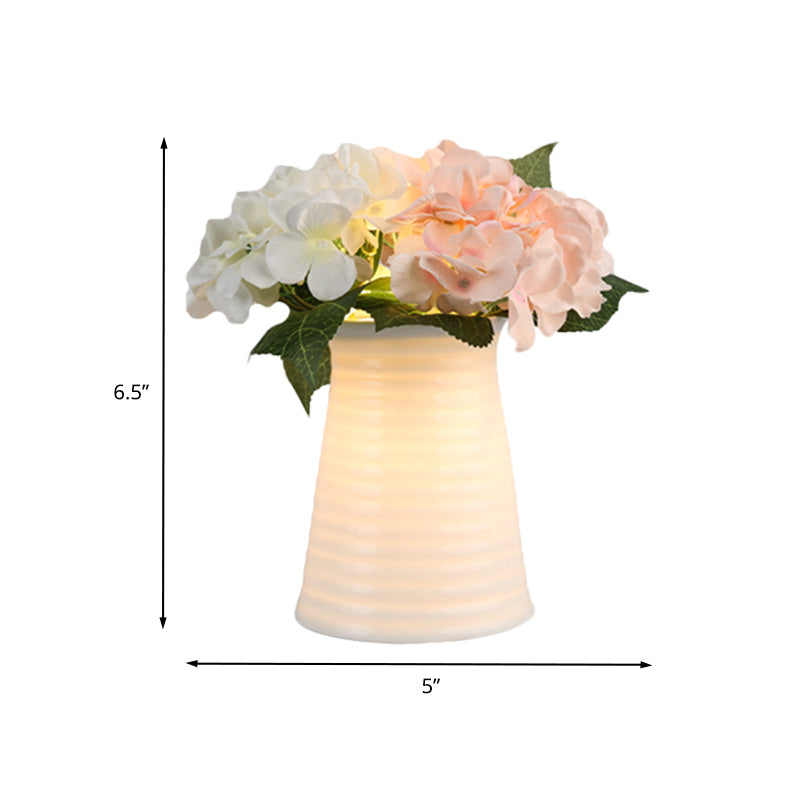 Night Lamp with Romantic Floral Design for Bedroom Ambiance