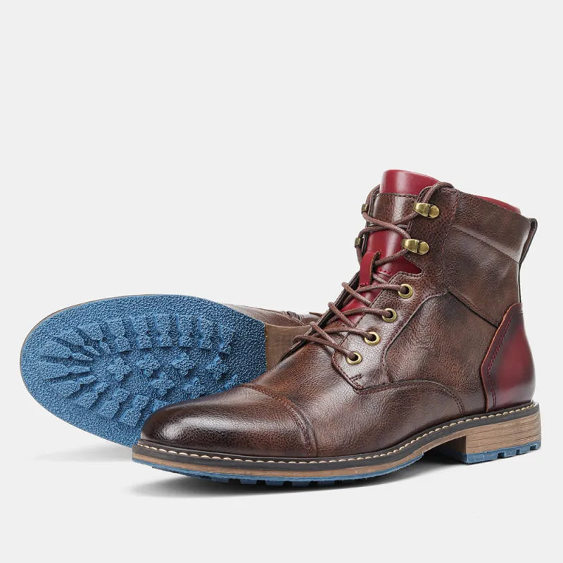 Men’s Classic Lace-Up Zip Boots