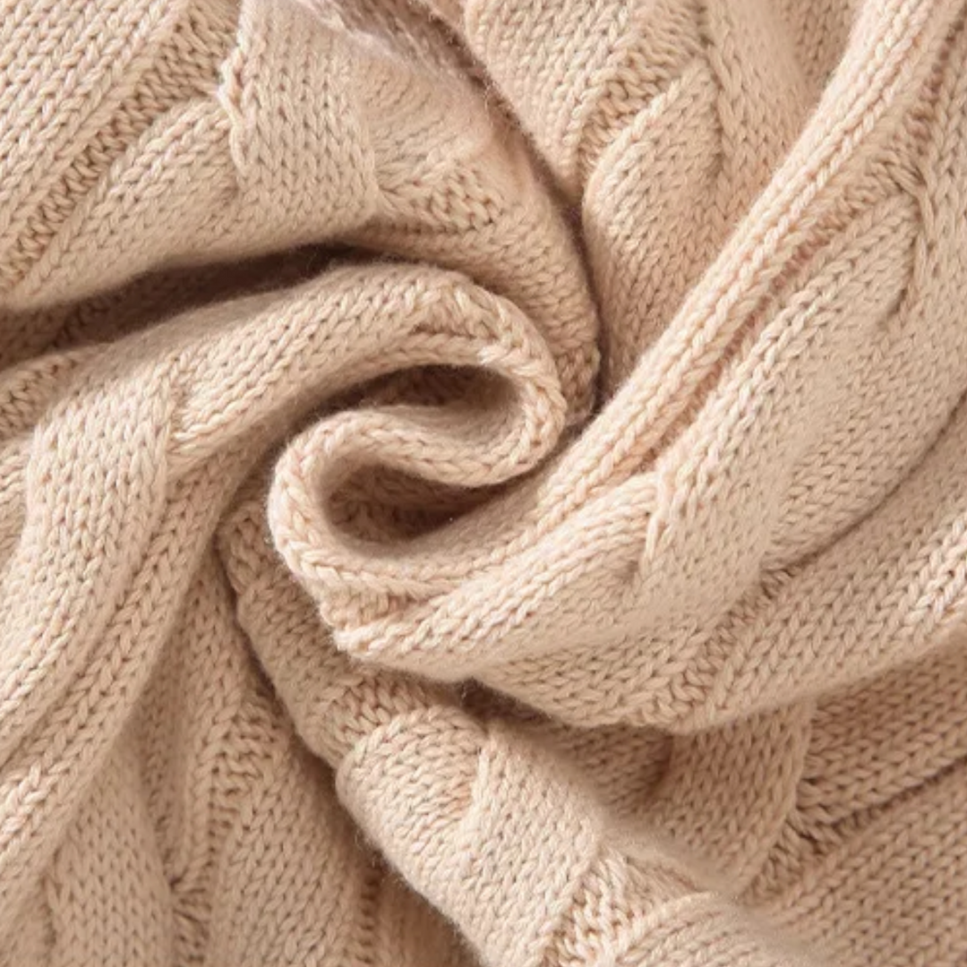 Men’s Thick-Knit Turtleneck Zip Sweater