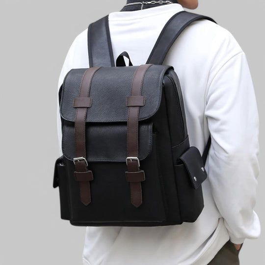PU Leather Laptop Backpack