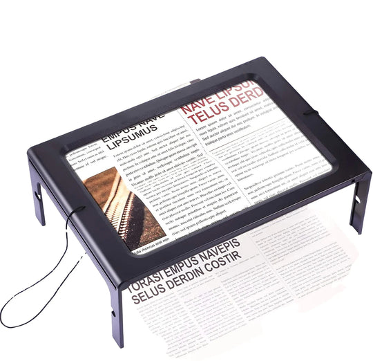 A4 Full Page Magnifier with LED Light