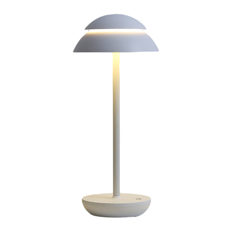 Wireless Rechargeable Table Lamp with Integrated LED Lighting and Built-in Battery