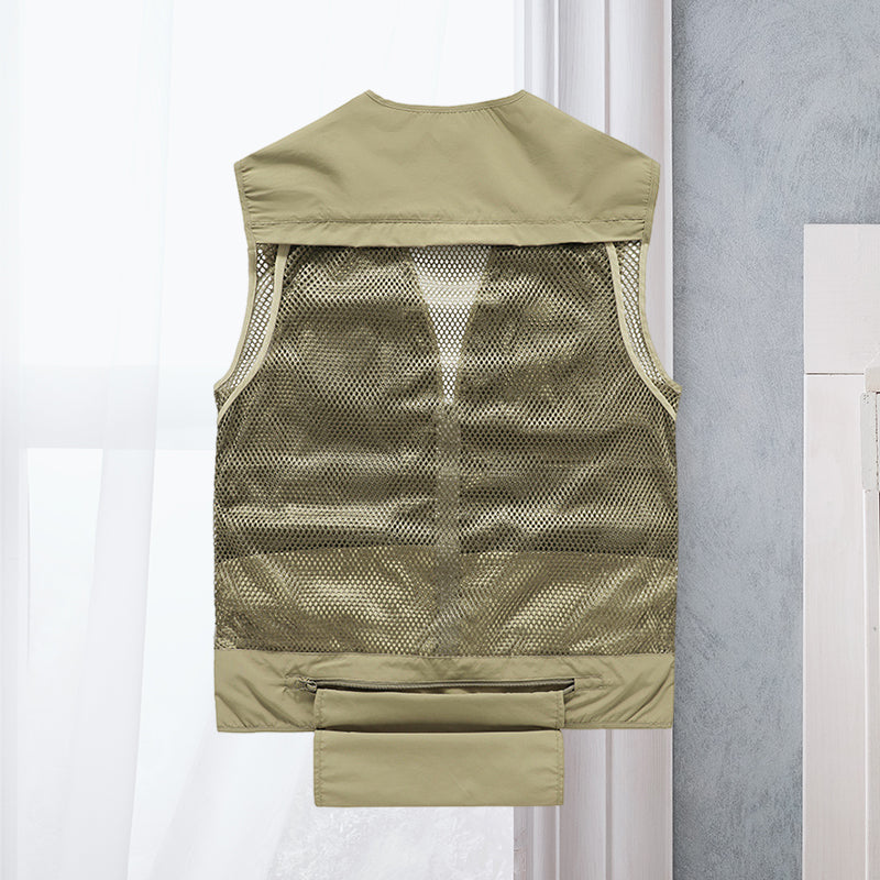 Men’s Utility Vest with Multiple Pockets