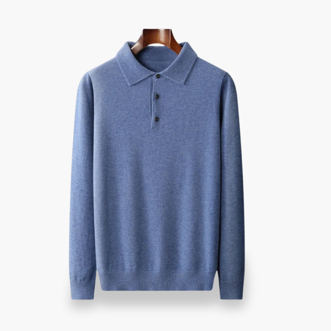 Men’s Wool Polo Sweater
