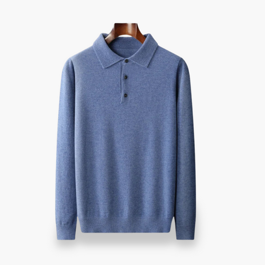 Men’s Wool Polo Sweater