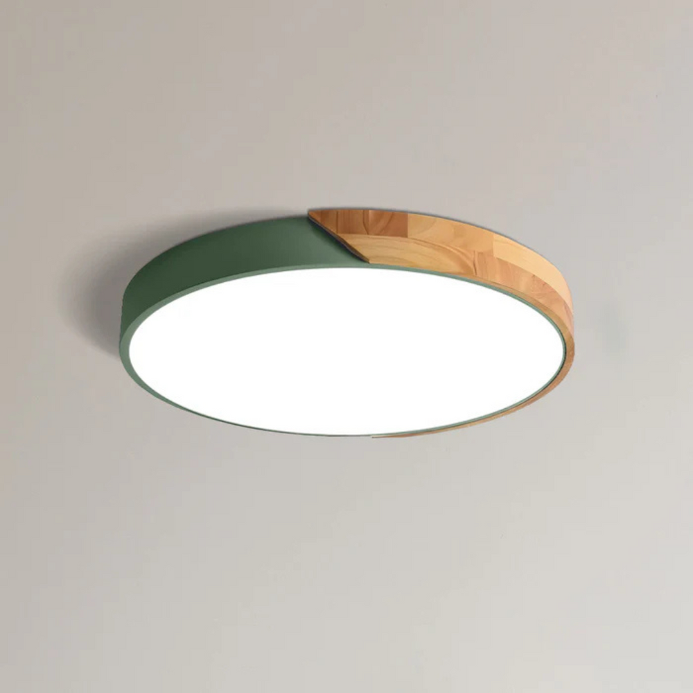 Scandinavian Wooden LED Ceiling Lamp