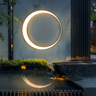 Circular Moon Wall Lamp