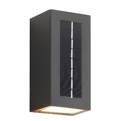 Rectangular Solar LED Wall Sconce