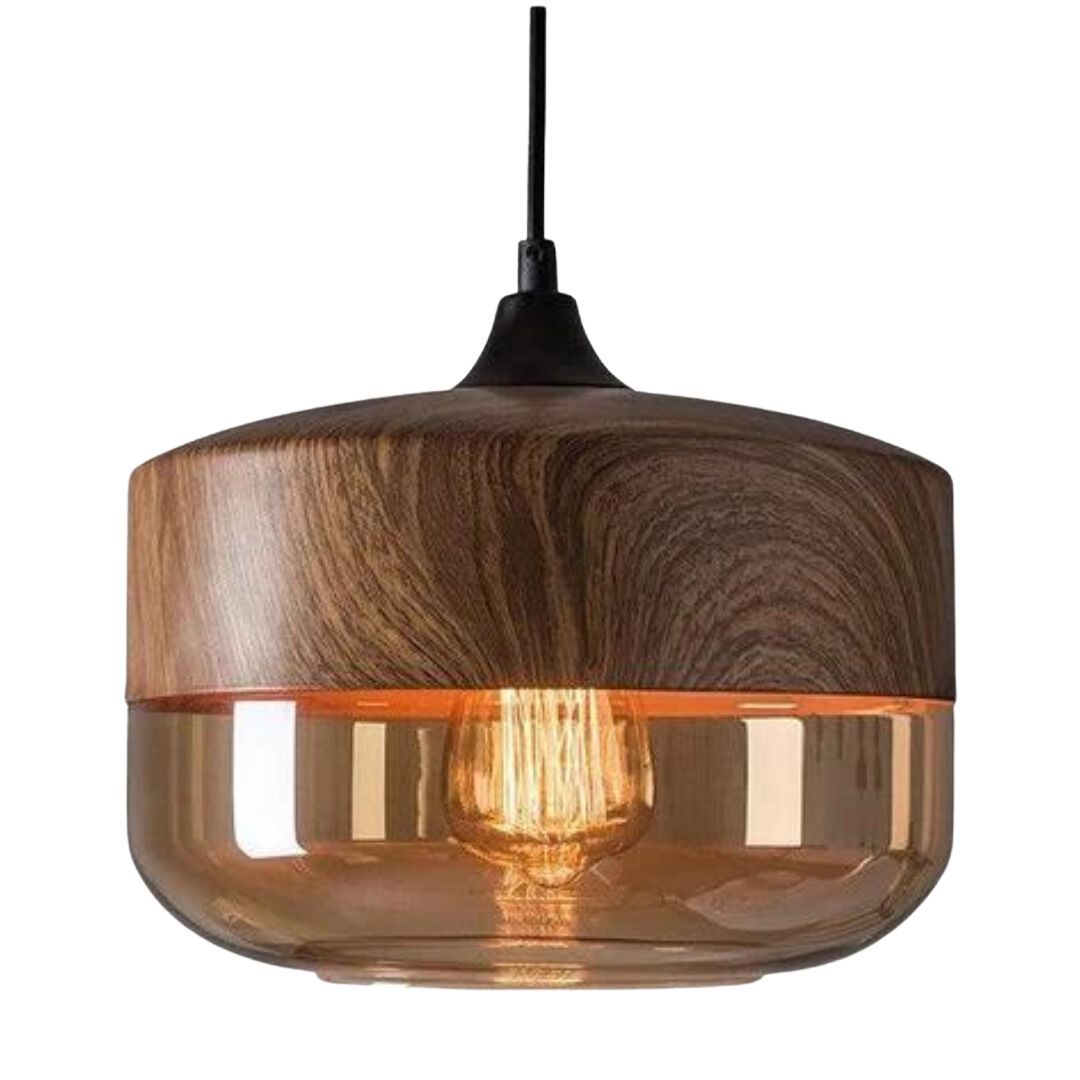 Scandinavian Wooden Ceiling Lamp