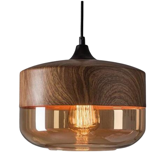 Scandinavian Wooden Ceiling Lamp