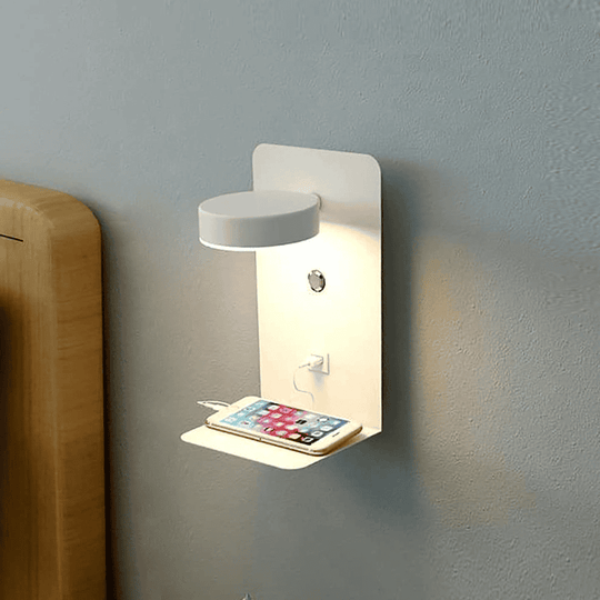 Wall Night Lamp with USB Charging Port