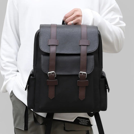 PU Leather Laptop Backpack