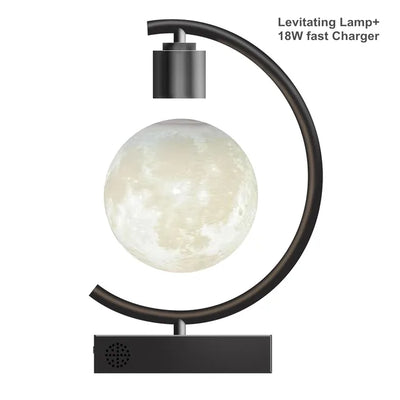 Levitating Moon Lamp - Floating Moon Light with Dimmable LED for Home Decor