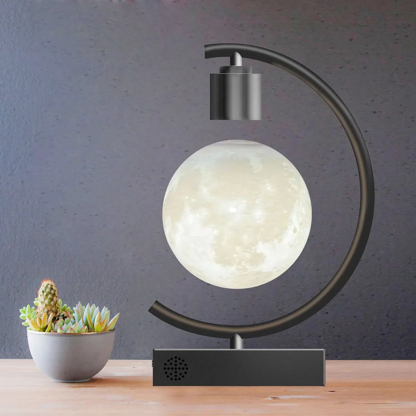 Levitating Moon Lamp - Floating Moon Light with Dimmable LED for Home Decor