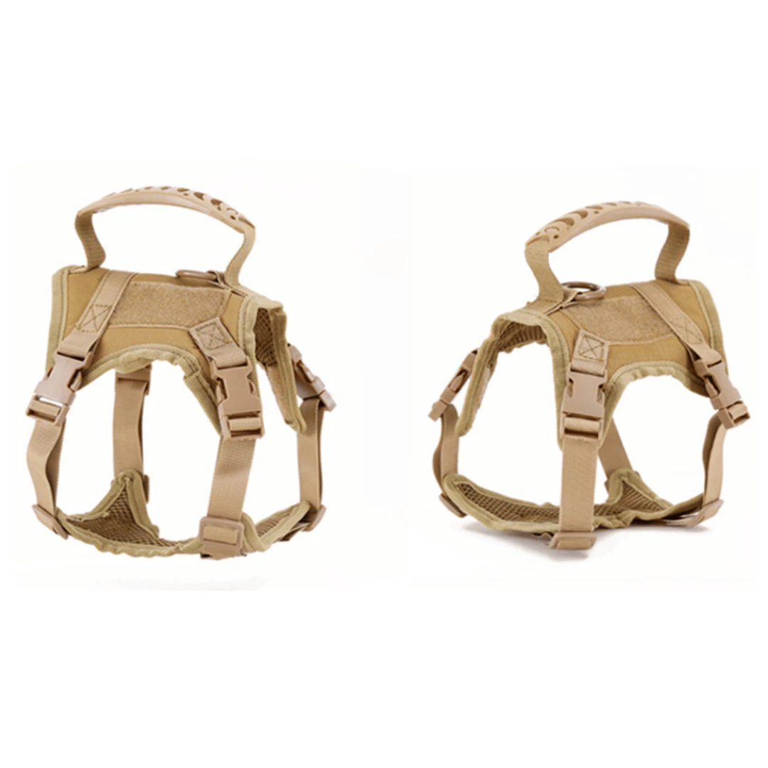 Military-Style Tactical Cat Harness & Leash