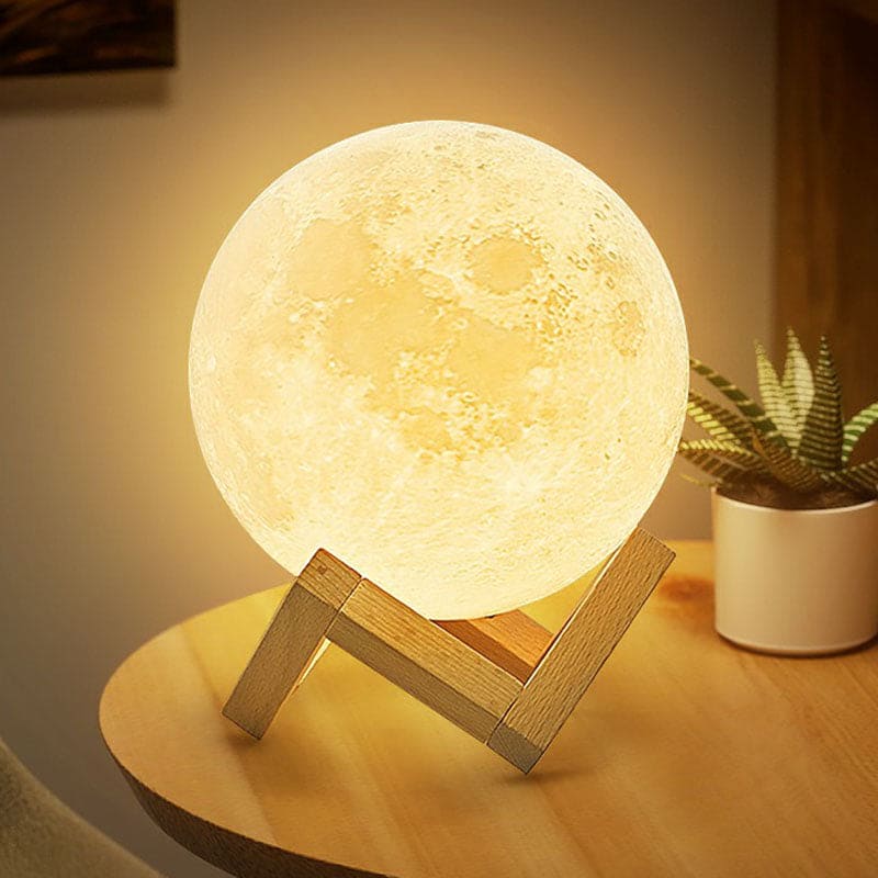 Moon Globe LED Table Lamp