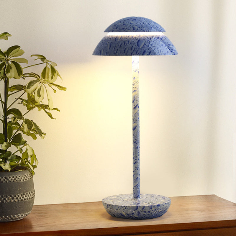 Wireless Rechargeable Table Lamp with Integrated LED Lighting and Built-in Battery