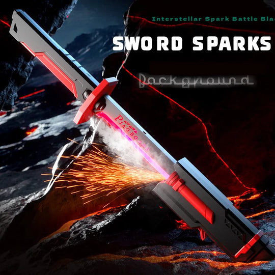 ⚔️ LumaStrike - LED Spark Sword with Mist & Sparks
