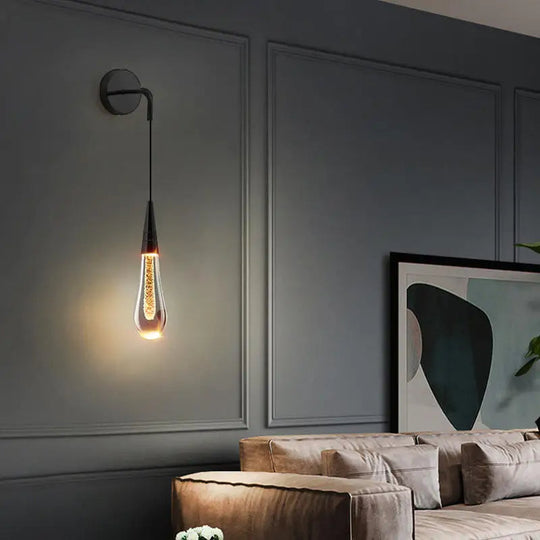 Elegant Teardrop Wall Sconce