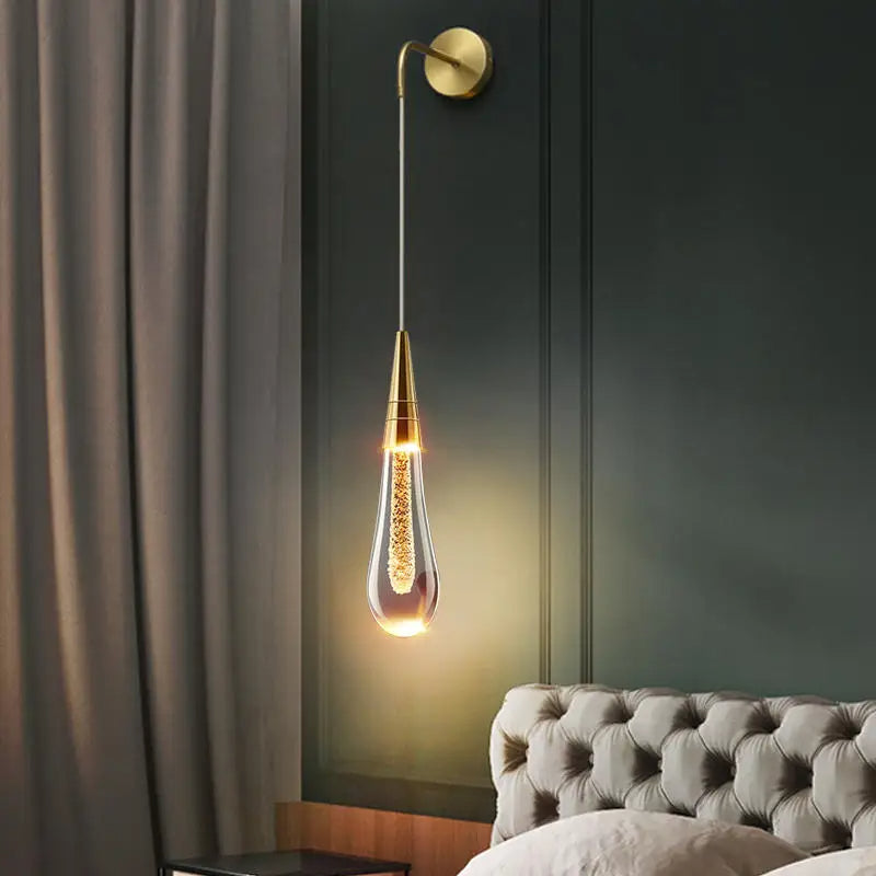 Elegant Teardrop Wall Sconce