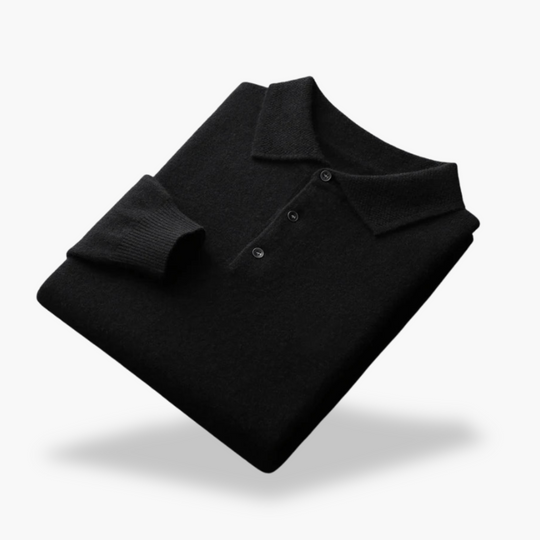 Men’s Wool Polo Sweater
