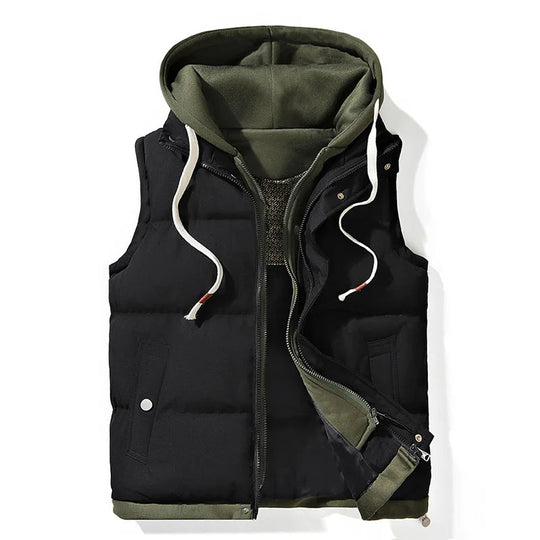 Men’s Hooded Zip Vest