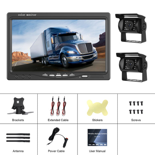 Wireless Backup Camera System for Trailer, Truck, and RV