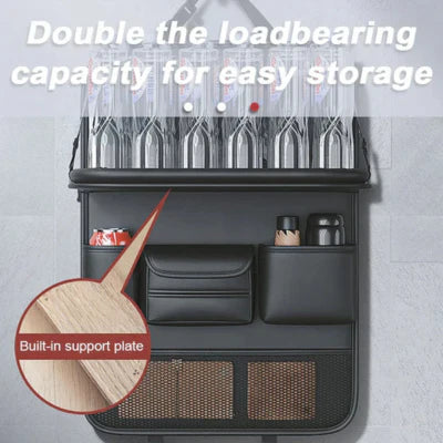 Car Back Seat Organizer With Tablet Holder Tray