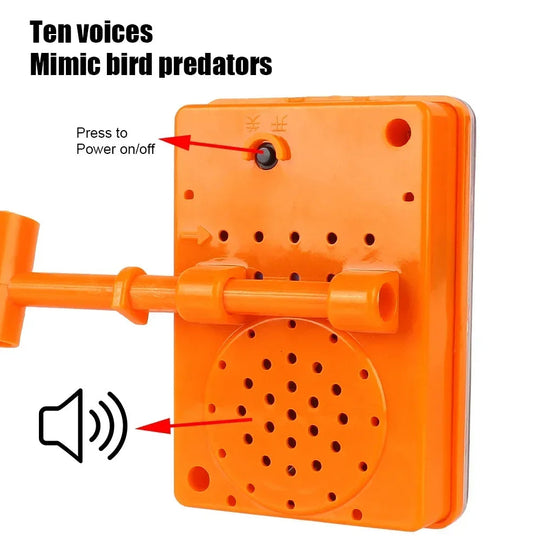 360-Degree Reflective Solar-Powered Bird Repeller