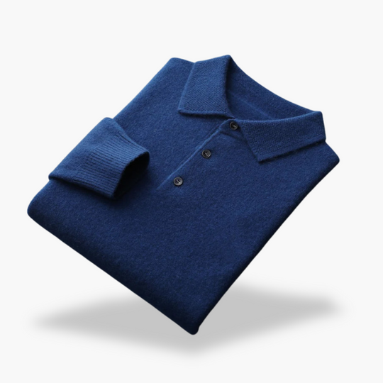 Men’s Wool Polo Sweater