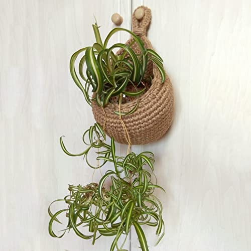 Hanging Jute Wall Storage Baskets