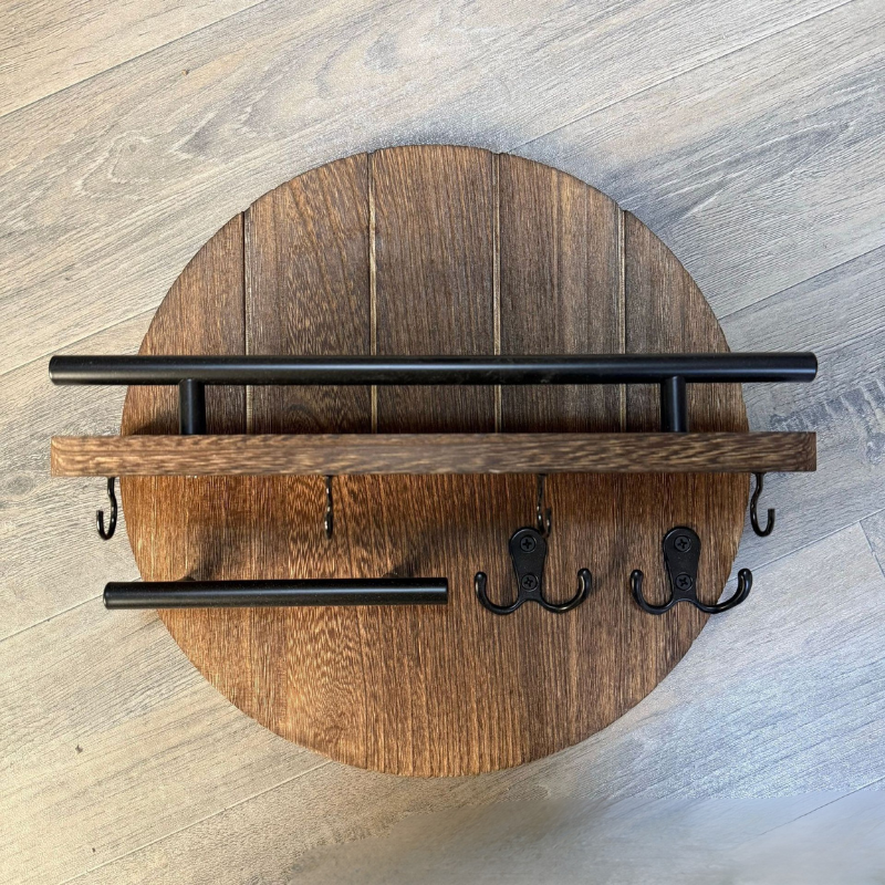 Wooden Wall Organizer