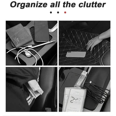 Car Back Seat Organizer With Tablet Holder Tray