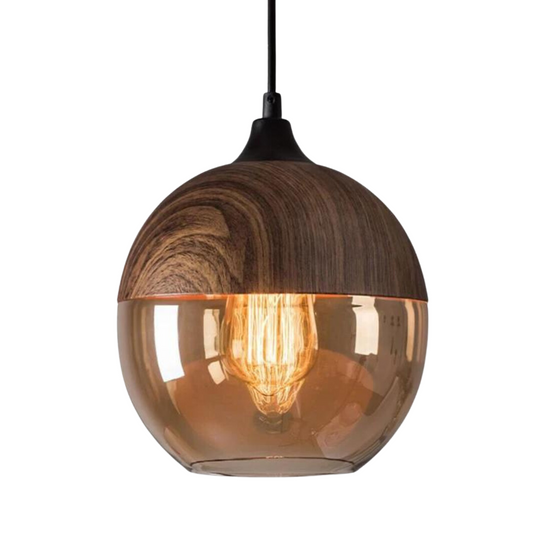 Scandinavian Wooden Ceiling Lamp