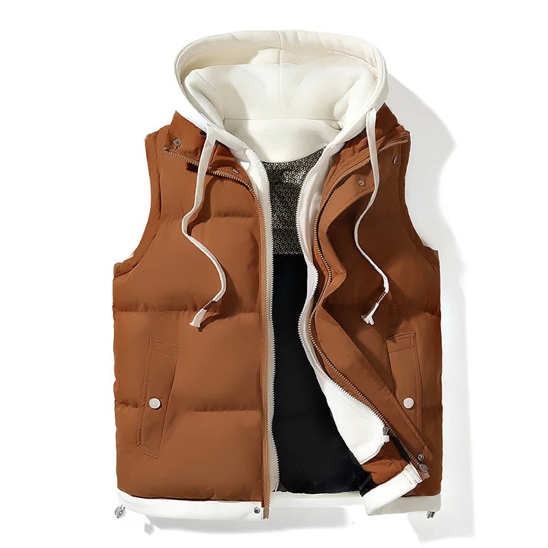 Men’s Hooded Zip Vest