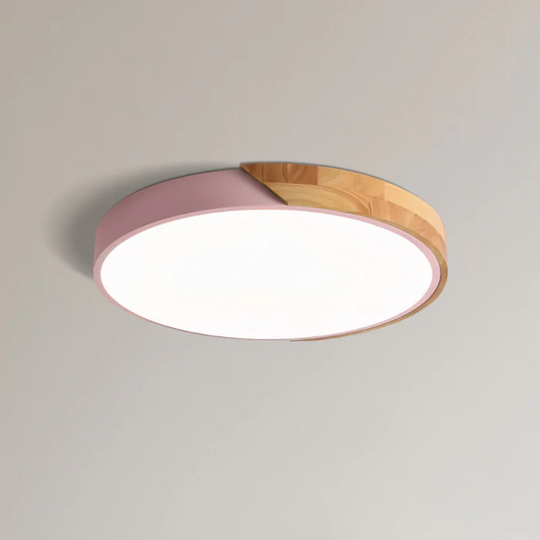 Scandinavian Wooden LED Ceiling Lamp