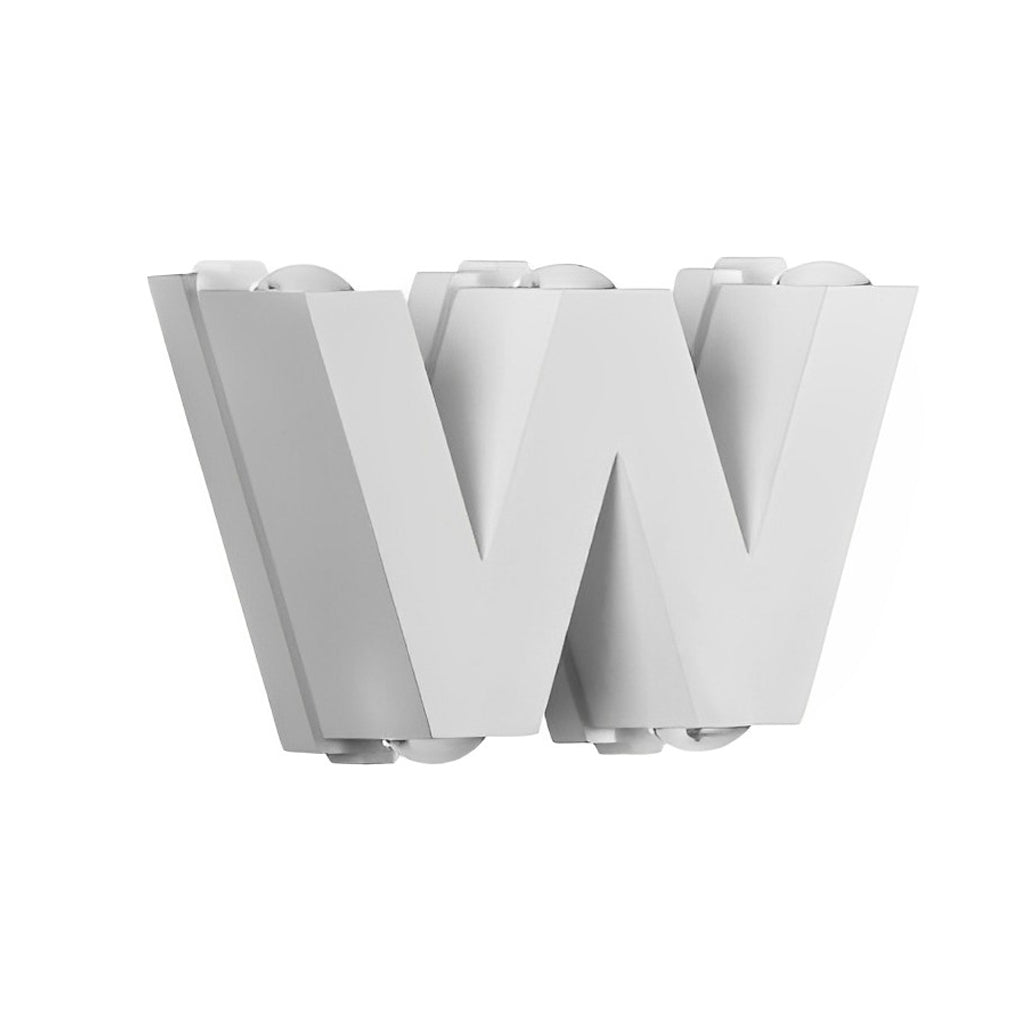 N/V/W Letter Shapes LED Outdoor Wall Sconce Lighting