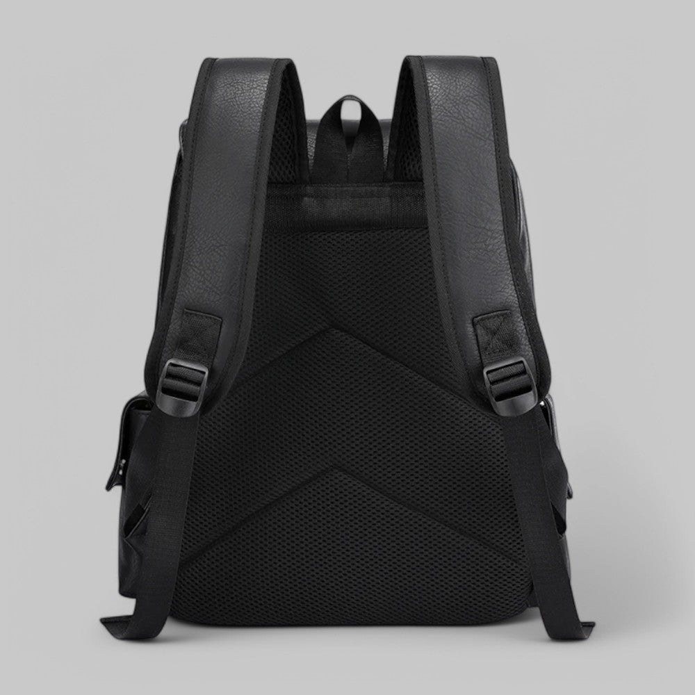 PU Leather Laptop Backpack