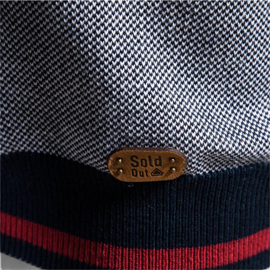 Men’s Knitted Zip Sweater